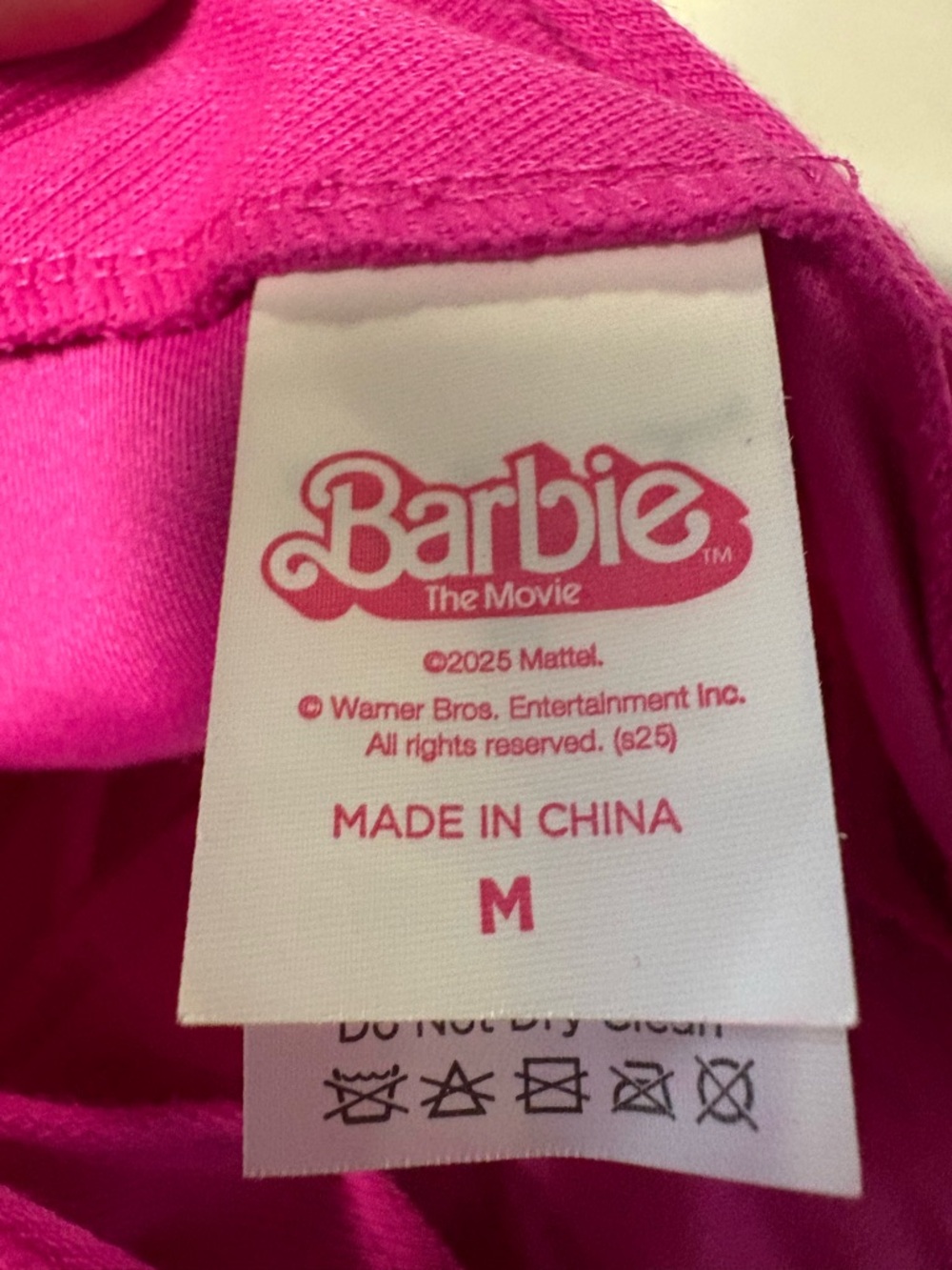 Barbie the movie western Hot Pink Star-Print Flare Pants & Matching Vest Set - Picture 4 of 4